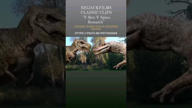 Title card image for video titled #jurassicworld Fallen Kingdom review Clip (link in discription) #bigjackfilms #jurassicpark