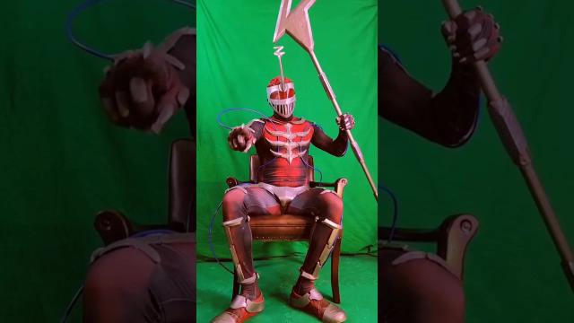 Title card image for video titled #lordzedd has entered the chat! #powerrangers #bigjackfilms #cosplay #mightymorphinpowerrangers