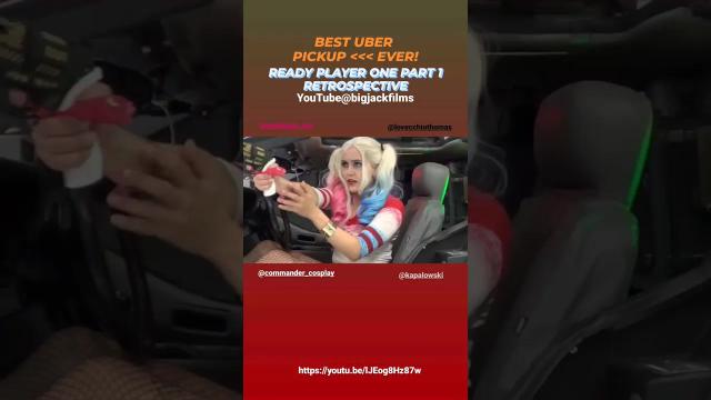 Title card image for video titled #harleyquinn got a brand new ride! #bigjackfilms #backtothefuture #readyplayerone #theflash