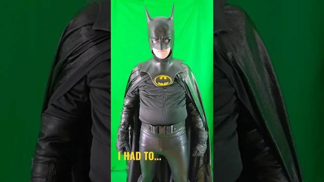 Title card image for video titled "Yeah...I'm Batman" #batman #theflash #michaelkeaton #cosplay #bigjackfilms #dccomics