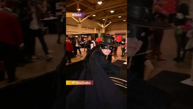 Title card image for video titled Did a really cool 360 shot as #zorro #torontocomiccon #cosplay #themaskofzorro #bigjackfilms