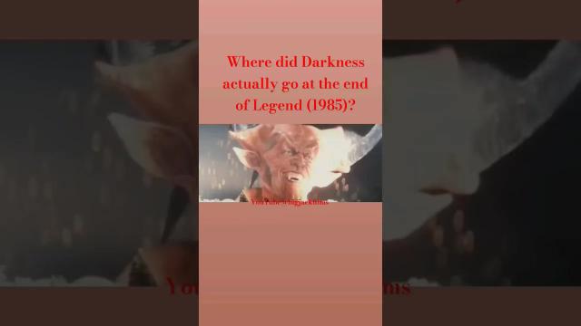 Title card image for video titled He escaped to... #legend1985 #legend #timcurry #lordofdarkness #legendofzelda