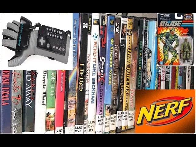 Title card image for video titled PICK UP VLOGS - Episode 8 - THE POWER GLOVE, DVD's, NERF & G.I. JOE