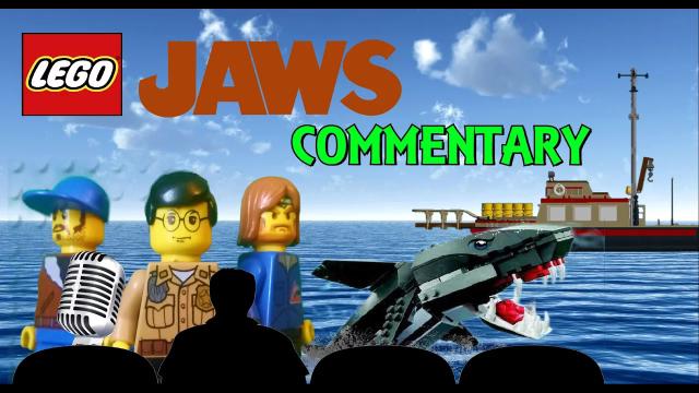 Title card image for video titled AUDIO COMMENTARY - Lego Jaws