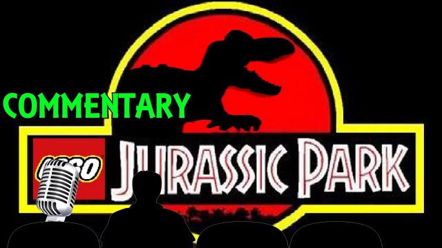 Title card image for video titled COMMENTARY - Lego Jurassic Park