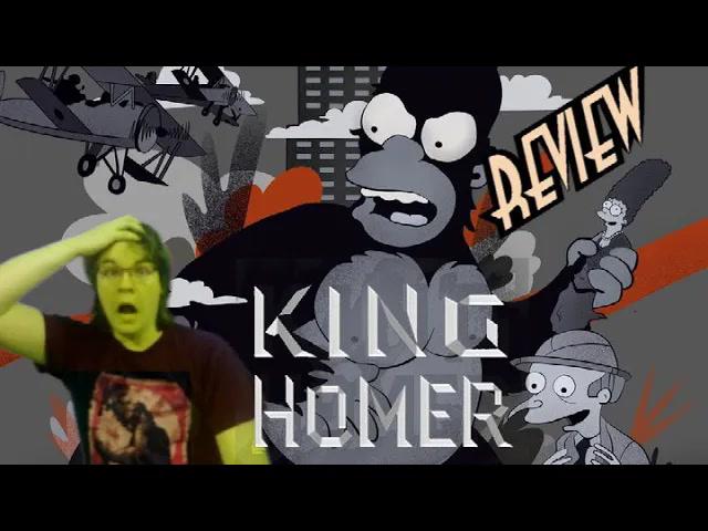 Title card image for video titled 23. King Homer (1992) KING KONG REVIEWS - The Best Treehouse Of Horror