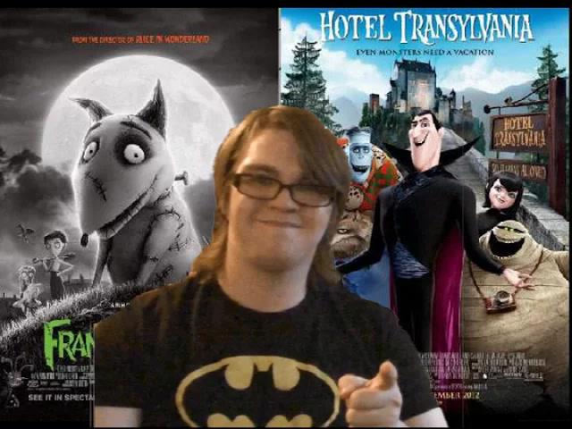 Title card image for video titled HALLOWEEN SPECIAL (2012) - Frankenweenie & Hotel Transylvania DOUBLE FEATURE CLASSIC REVIEW