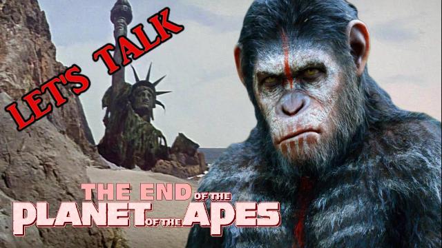 Title card image for video titled Let's Talk About THE END OF THE PLANET OF THE APES