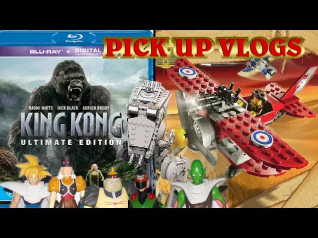 Title card image for video titled PICKUP VLOGS - Episode 27 - KING KONG BLU RAY, LEGO & DRAGONBALL Z