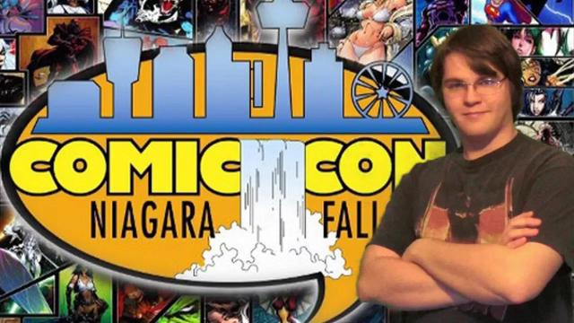 Title card image for video titled I'm Off To NIAGARA FALLS COMIC CON!