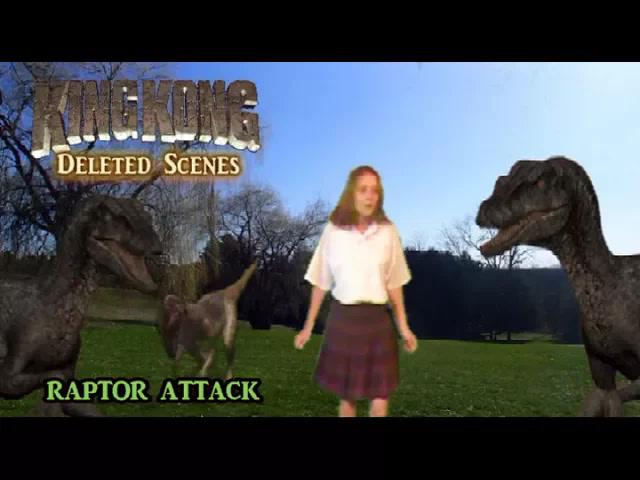 Title card image for video titled King Kong (2016) Fan Film DELETED SCENES - Raptor Attack