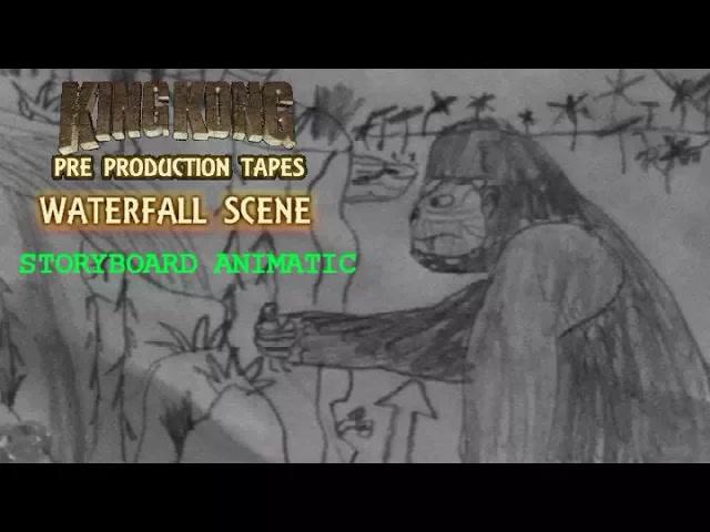 Title card image for video titled King Kong (2016) Fan Film STORYBOARD ANIMATIC - Waterfall Scene