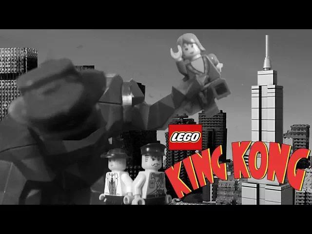 Title card image for video titled LEGO King Kong (1933)