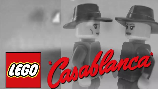 Title card image for video titled LEGO Casablanca