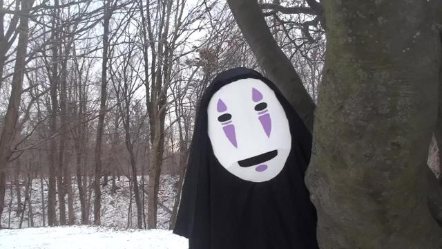 Title card image for video titled "NO FACE"  A Cosplay Experimental Film