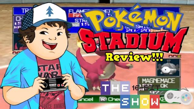 Title card image for video titled Pokemon Stadium (N64) REVIEW - The16BitShow