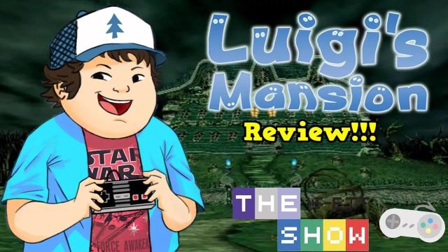 Title card image for video titled Luigi's Mansion (GameCube) REVIEW - The16BitShow