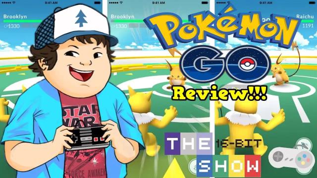Title card image for video titled Pokemon GO! (App) REVIEW - The16BitShow