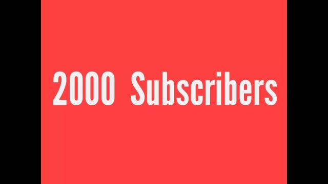 Title card image for video titled 2,000 SUBSCRIBER CELEBRATION! A BigJackFilms Livestream!