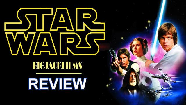 Title card image for video titled Star Wars (1977) REVIEW - THE STAR WARS SAGA