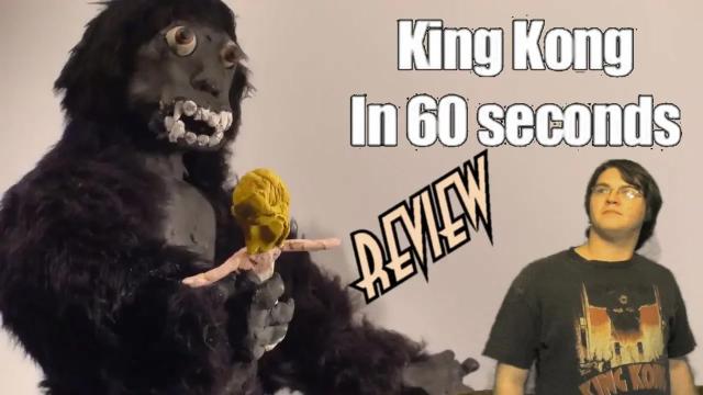 Title card image for video titled 54. King Kong: Done In 60 Seconds (2008 - 2018) KING KONG REVIEWS