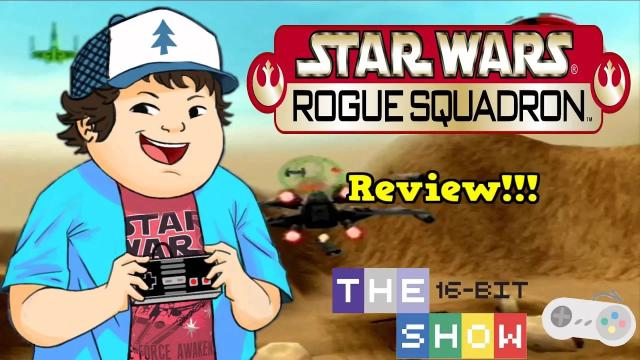 Title card image for video titled Star Wars: Rogue Squadron (N64) REVIEW - The16BitShow