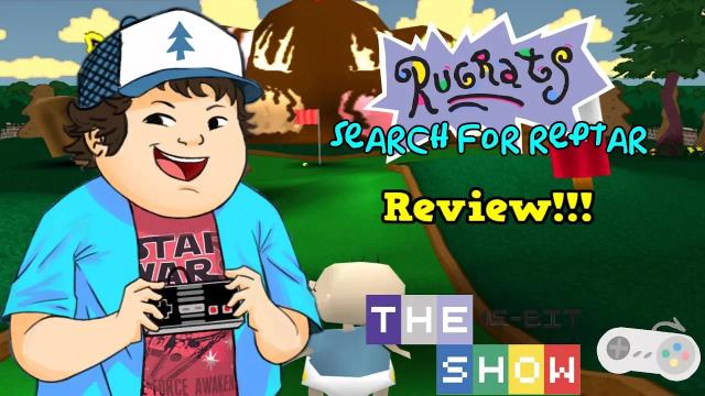 Title card image for video titled RUGRATS: Search For Reptar (PS1) REVIEW - The16BitShow