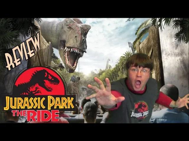 Title card image for video titled Jurassic Park: The Ride REVIEW - THE JURASSIC PARK LEGACY: PART 7