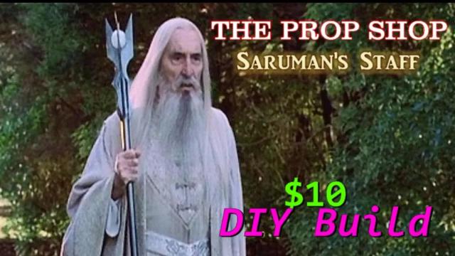 Title card image for video titled How To Build Saruman's Staff For $10! BIGJACKFILMS PROP SHOP