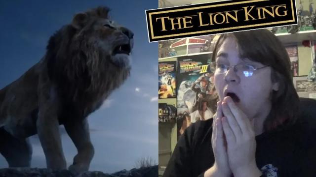 Title card image for video titled LIVE ACTION LION KING Trailer Reaction!
