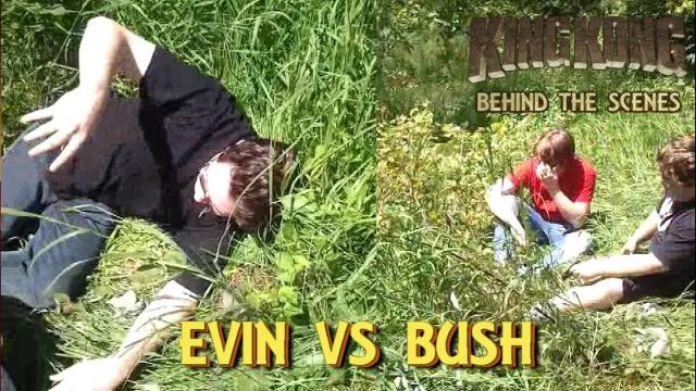 Title card image for video titled 12. EVIN VS BUSH! King Kong (2016) Fan Film - BEHIND THE SCENES
