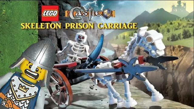 Title card image for video titled LEGO Castle - Chapter IV: Skeleton Prison Carriage