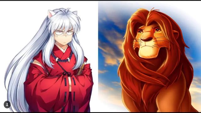 Title card image for video titled What If InuYasha Was Simba? The Lion King 25th Anniversary - BIGJACKFILMS REVIEW PREVIEW