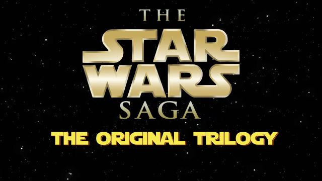 Title card image for video titled TRAILER - The Star Wars Saga Reviews: The Original Trilogy (Re-Release)