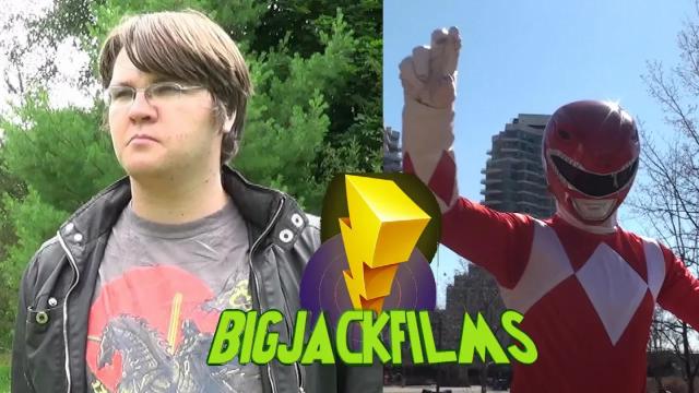 Title card image for video titled BigJackFilms Reviews (Mighty Morphin Power Rangers Style!)