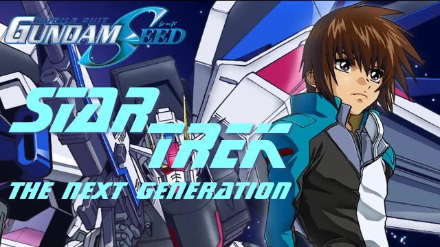 Title card image for video titled Mobile Suit Gundam SEED (Star Trek: The Next Generation Style!)