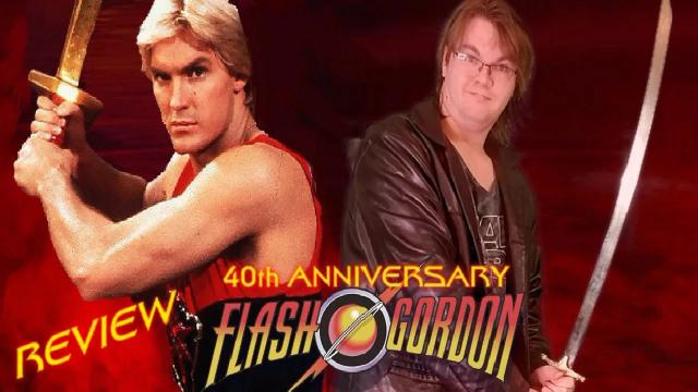 Title card image for video titled Flash Gordon (1980) 40th Anniversary - BIGJACKFILMS REVIEWS - The Best Star Wars Rip Off?