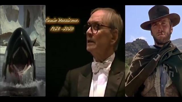 Title card image for video titled A Farewell To Ennio Morricone - The Musician Who Defined The Western