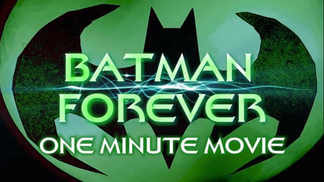 Title card image for video titled BATMAN FOREVER - One Minute Movie