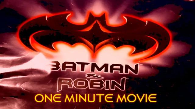 Title card image for video titled BATMAN & ROBIN - One Minute Movie