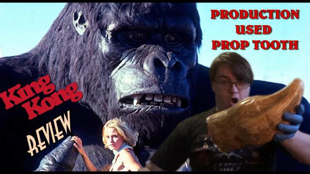 Title card image for video titled 76. King Kong (1976) Production Used Prop Tooth! KING KONG REVIEWS