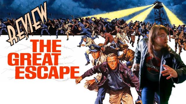 Title card image for video titled The Great Escape (1963) BIGJACKFILMS REVIEWS - Birth Of The Prison Break Genre!