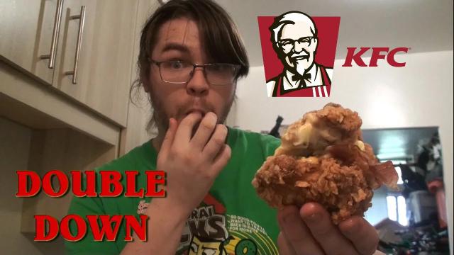 Title card image for video titled KFC DOUBLE DOWN IS BACK! Food Corner