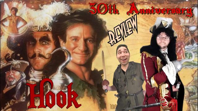 Title card image for video titled Hook (1991) 30th Anniversary Review (with JTIsReborn) BIGJACKFILMS REVIEW