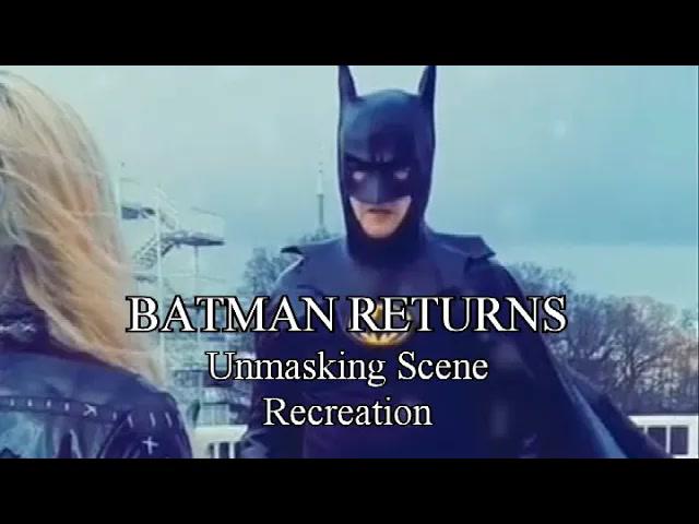 Title card image for video titled Batman Returns - Unmasking Scene - RECREATION COSPLAY TEST FILM