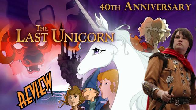 Title card image for video titled The Last Unicorn (1982) 40th Anniversary - BIGJACKFILMS REVIEW