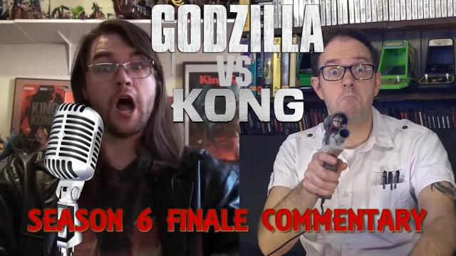 Title card image for video titled AUDIO COMMENTARY - Godzilla VS Kong - KING KONG REVIEWS