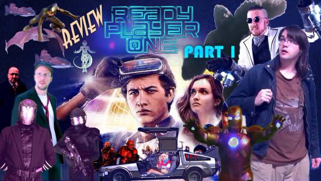 Title card image for video titled Ready Player One (Part 1) BIGJACKFILMS REVIEWS 10th ANNIVERSARY SPECIAL