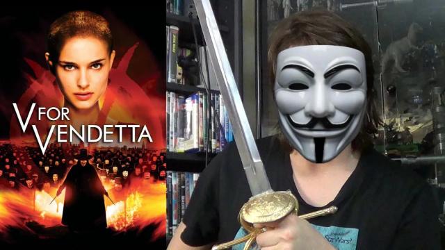 Title card image for video titled I've Never Seen V FOR VENDETTA...And I Loved It! OPENING NIGHT