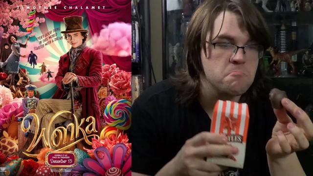 Title card image for video titled The WONKA prequel is charmingly okay - OPENING NIGHT